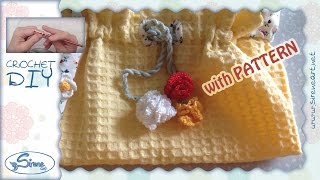 Tutorial Uncinetto ❀ Garofano ❀ crochet carnation with pattern [upl. by Otina]