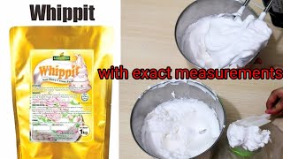 How to make WHippit Frosting  with exact measurements [upl. by Karolina]