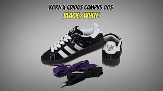 KoRn x adidas Campus 00s BlackWhite [upl. by Imaj]