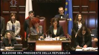 Risultati del primo scrutinio per lelezione del Presidente della Repubblica [upl. by Desdamonna280]