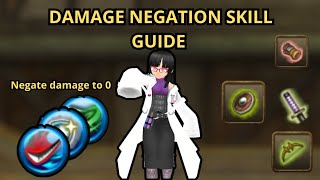 DAMAGE NEGATION SKILL GUIDE  TORAM ONLINE [upl. by Lorimer]