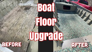 Wood vs Aluminum Floors for a Boat  Installing an Aluminum Floor [upl. by Aerdnaeel]