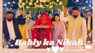 Bubbly ka Nikah aur Bidaai  Shadi chorr ke wapas jana pada 😔  saba khalid vlog [upl. by Sainana]