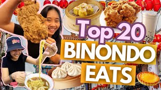 2024 Binondo Food Guide 20 MustTry Eats in 24 Hours w Prices• Manila Chinatown Street Food Trip [upl. by Shuping]