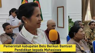 Audiensi Bupati Belu bersama Mahasiswa Penerima Beasiswa  advertising [upl. by Eidnew]