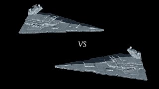 ImperialI Star Destroyer VS ImperialII Star Destroyer Star Wars Empire at War Thrawns Revenge [upl. by Narahs]