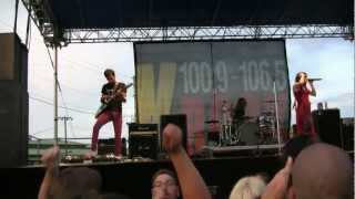 Flyleaf quotAgainquot HD Live at KRockathon on July 31 2010 [upl. by Ninnahc]