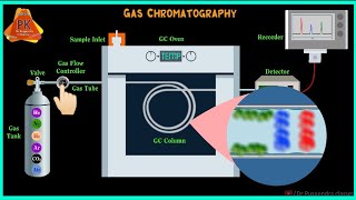 Gas Chromatography  GC Instrumentation  Gas Chromatography Animation  GC [upl. by Ynetruoc]