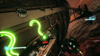 BATMAN™ ARKHAM KNIGHT  Stagg Airship B trophy Remote Batarang to Airship A [upl. by Bate163]