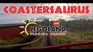 CoasterSaurus  Legoland Florida Full Ride Through POV [upl. by Ahsiliw465]