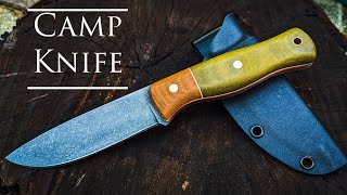 Knife Making  Camping Knife [upl. by Haman]