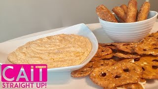 Crock Pot Beer and Cheese Dip  Cait Straight Up [upl. by Ardaed]