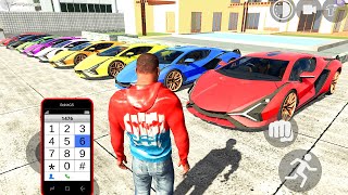 GTA 5 LAMBORGHINI 2024 CHEAT CODE indian Bikes Driving 3D CODE Indian bike game 3d code Bike Game [upl. by Htepsle]