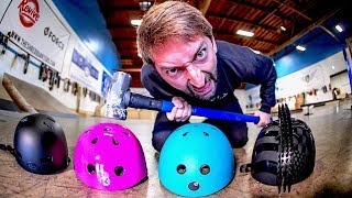 SKATEBOARD HELMET DURABILITY TEST [upl. by Yhtomit]