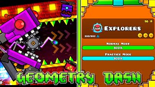 quotExplorersquot By MATHIcreatorGD amp SwitchStepGD Me  Official Showcase  Geometry Dash 22 4K [upl. by Santini]