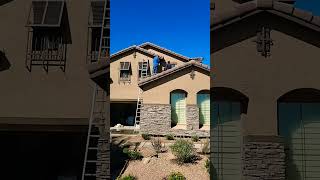 Bee removal with honeycomb removal and repair Gilbert Arizona [upl. by Wiencke]