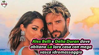 Alex Belli e Delia Duran dove abitano La loro casa con mega vasca idromassaggio [upl. by Sherurd563]