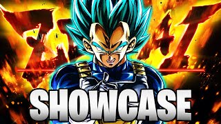 BETTER THAN SSJ4 GOGETA AND ULTIMATE GOHAN ZENKAI SSGSS VEGETA SHOWCASE  Dragon Ball Legends [upl. by Munshi52]