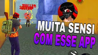 Testei o MELHOR APP de SENSIBILIDADE no Free Fire [upl. by Trebmal950]