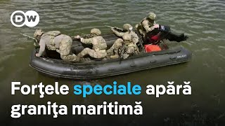 Ucraina Forţele speciale apără cu orice preţ graniţa maritimă [upl. by Rovit]