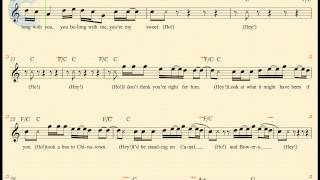 Flute  Ho Hey  The Lumineers  Sheet Music Chords amp Vocals [upl. by Eimiaj965]