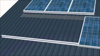 SOL50 OnRoof Mounting System Trapezoidal Metal Sheet  Assembly Instruction Video [upl. by Hollah]