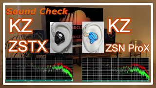 KZ ZSTX vs KZ ZSN ProX Chinese InEar headphones Sound Comparison 中華イヤホン音比較 [upl. by Alyse206]