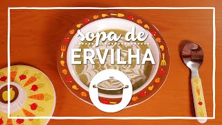 Receita de Sopa de Ervilha sem Panela de Pressão [upl. by Salkin756]