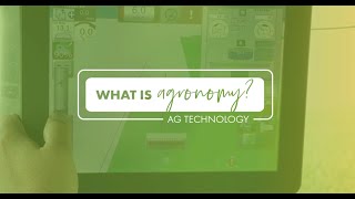 What is Agronomy Ag Technology [upl. by Atteuqcaj]