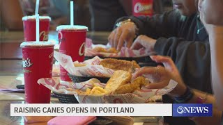 Portland Raising Canes Opens [upl. by Leontyne463]