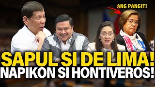 UMAMIN NA FPRRD HARAPANG SINUPLAK SI HONTIVEROS JINGGOY GULAT SA BANAT NI PRES DUTERTE [upl. by Sukin]