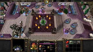 ILLIDANS NAGAS🔥amp 12 HEROES VS ARCHIMONDE💥KILJAEDEN amp BURNING LEGION🥶Undead 08 MOD Map Warcraft 3 [upl. by Amsirhc210]