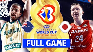 Australia v Japan  Full Basketball Game  FIBA Basketball World Cup 2023 [upl. by Atwekk]