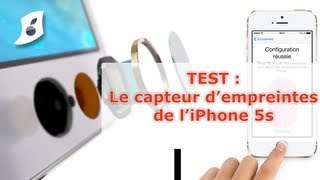 Test du capteur dempreintes quotTouch IDquot de liPhone 5s par Mac4Ever [upl. by Eyllib]