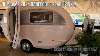 2024 NUCAMP BAREFOOT  PEARL PINK   TAMPA RV SUPER SHOW [upl. by Marolda]