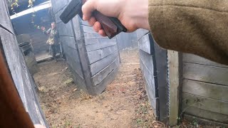 WWI Reenactment 2022 GoPro AEF 28th Infantry clearing out French lines [upl. by Targett]