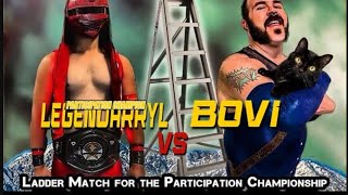 LegenDarryl vs Bovi Ladder Match for the Participation Championship [upl. by Biddick]