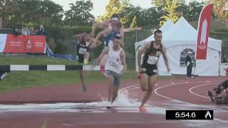 Mens Senior 3000m Steeplechase  Bell Track amp Field Trials 2024 Full Race [upl. by Curcio]