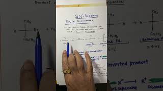 Partial racemization in SN1 Reaction shorts organicchemistry devendersinghsir [upl. by Tierell]