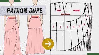 Jupe Réversible Multi Tailles  Tuto Couture [upl. by Atirrehs988]