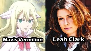 Characters and Voice Actors  Fairy Tail Part 5 quotWith Voicesquot [upl. by Greenfield]