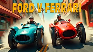 quotFord v Ferrariquot1950s Retro version [upl. by Adeirf]