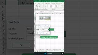 Finance pros need to know Goal Seek in Excel shorts [upl. by Roselia]