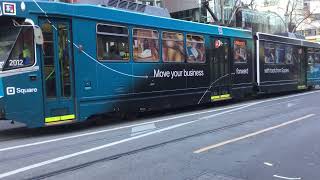 Square tram B2 2012 Swanston St [upl. by Asenab]