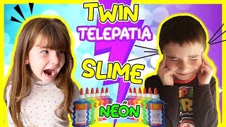 SLIME por TELEPATÍA con ❌ SLIME de NAVIDAD TWIN TELEPATHY SLIME Challenge CHRISTMAS EDITION [upl. by Mckeon]