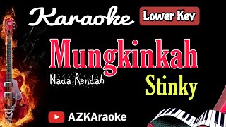 Mungkinkah  Stinky Nada Rendah  Lowkey KARAOKE [upl. by Steiner]