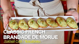 Classic French Brandade de Morue  Salted Cod  Bacalhau [upl. by Hait]