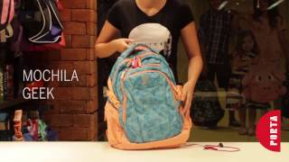 Porta  Mochila College GEEK [upl. by Adnwahsor]