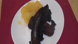 Recette Boudin Noir à la Compote de Pommes [upl. by Leiad]