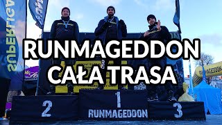 RUNMAGEDDON Cała trasa  przeszkody  komentarz  Warszawa Zimowy Rekrut 20230204 [upl. by Swamy468]